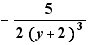 -5/(2(y+2)³)