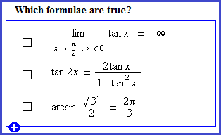 Question &agrave; choix multiple