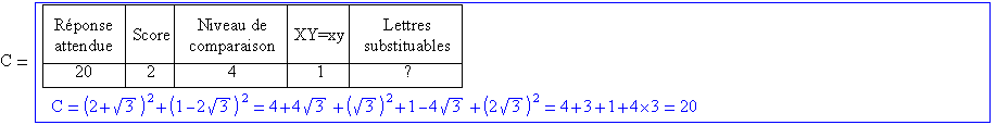 C=(((Réponse)(attendue)S...