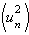 (u_n^2)